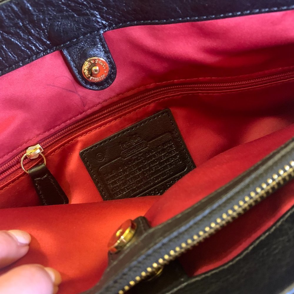 COACH FACTORY leather shoulder bag - Picture 6 of 6